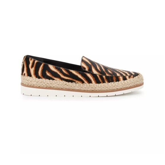 Kenneth Cole Jaxx Zebra Loafer Womens 7 Leather Calf Hair Espadrille - Picture 5 of 8
